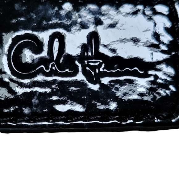 COLE HAAN Women's Black Patent Leather Small mini Handbag Satchel - Picture 3 of 12